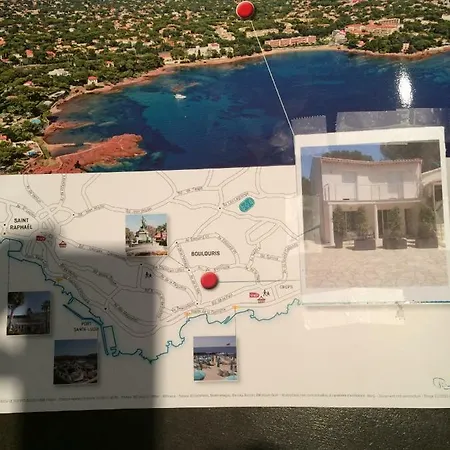 Villa LES ALIZES Côté jardin - Bord de mer Villa Saint-Raphaël